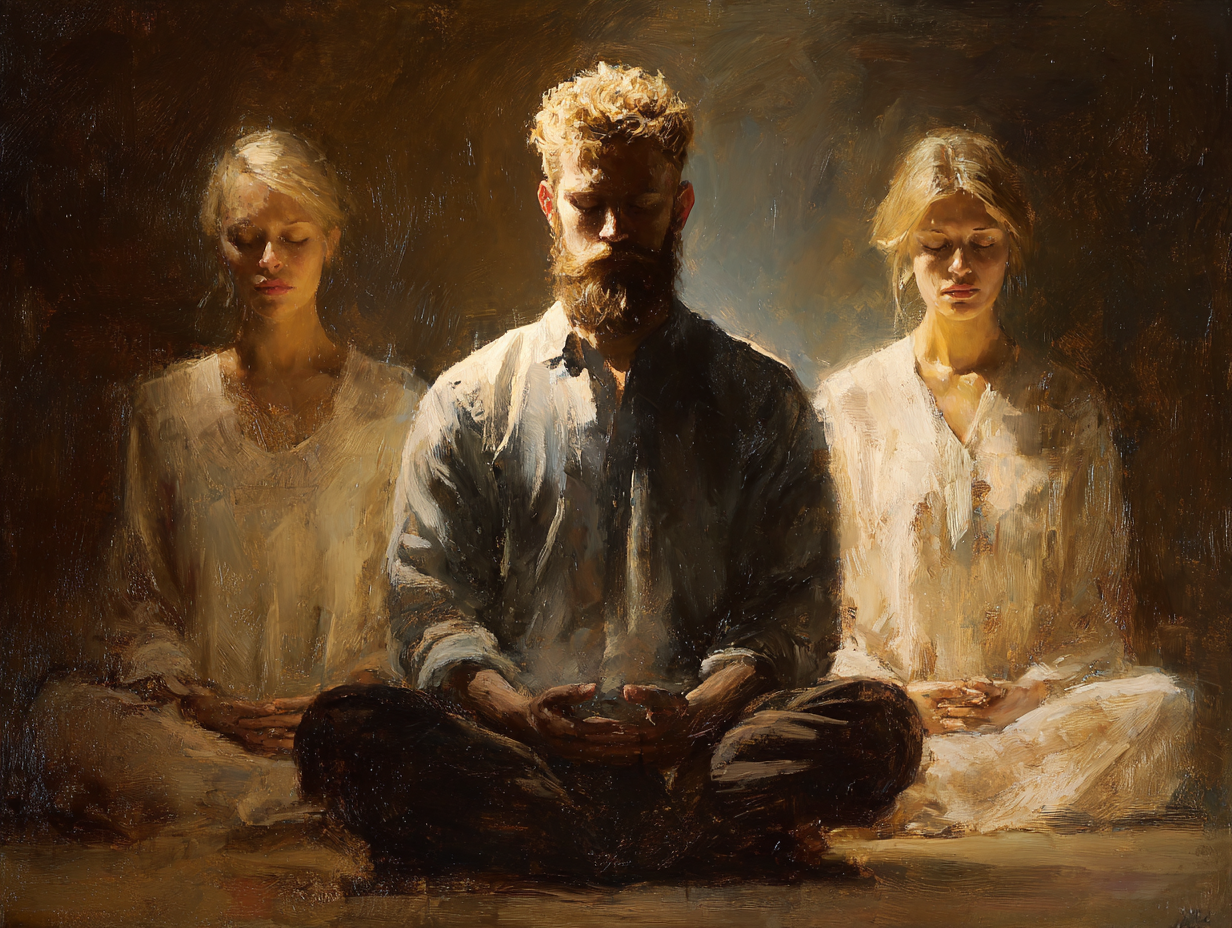 Yoga amaliyoti - tinchlik va muvozanat